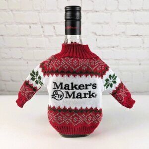 Maker's Mark Christmas Bottle Sweater